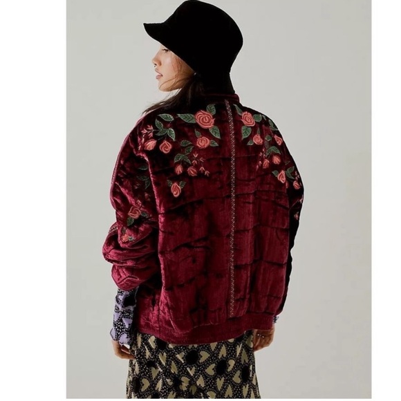 Free People Jackets & Blazers - Free People FP x Anna Sui Dolman Quilted Jacket